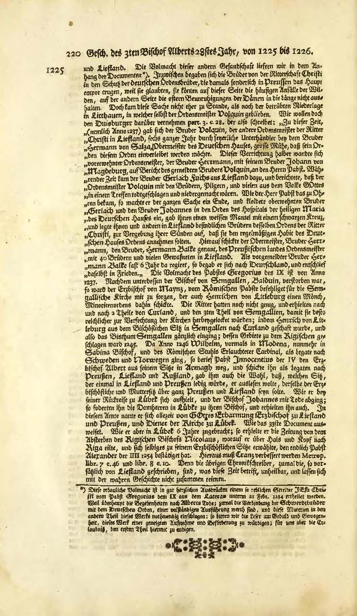 Der Liefländischen Chronik Erster Theil (1747) | 249. Основной текст