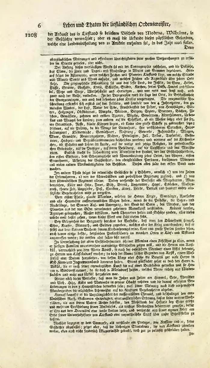 Der Liefländischen Chronik Andrer Theil (1753) | 22. Main body of text