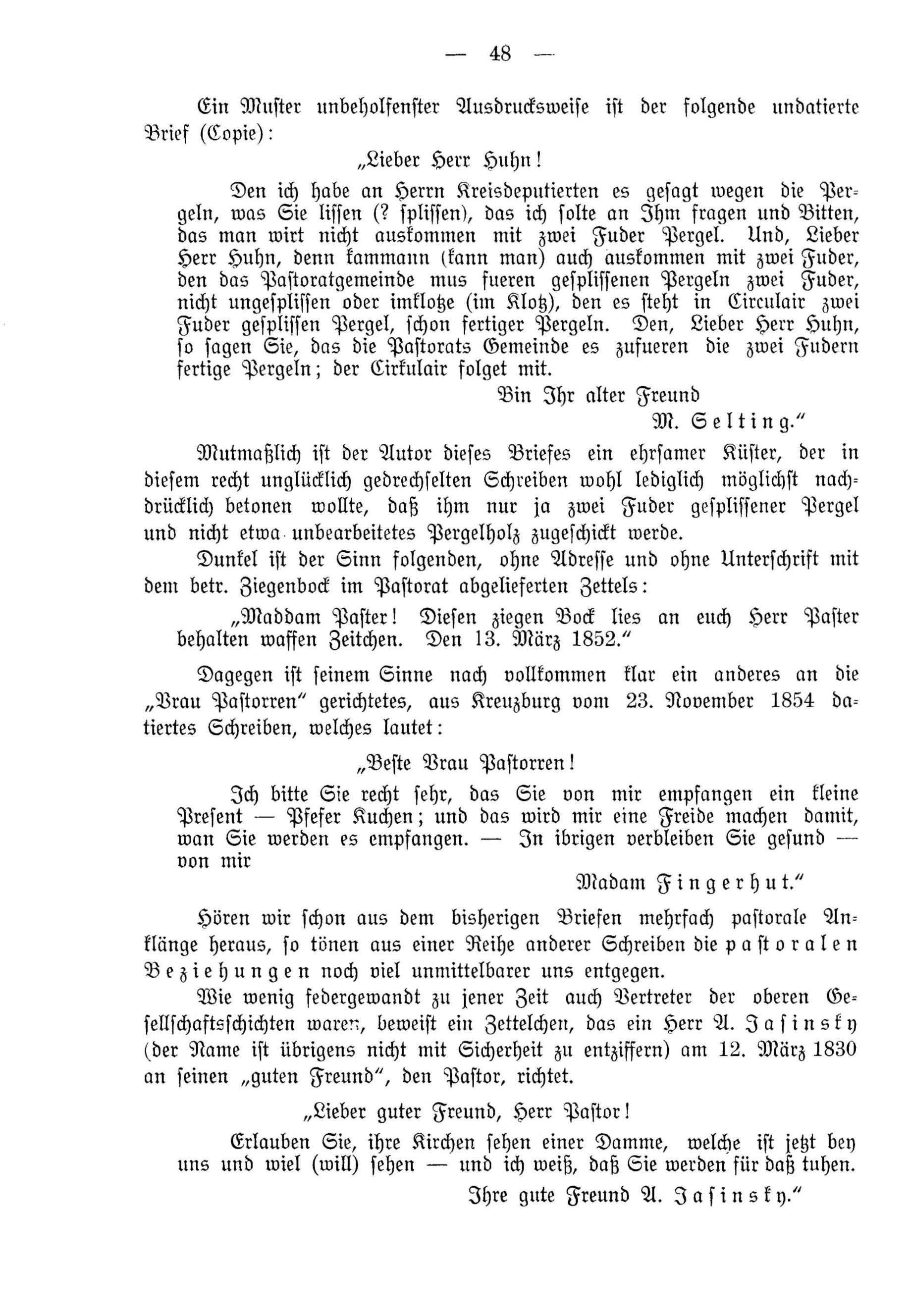 Humor aus vergilbten Blättern (1915) | 5. (48) Põhitekst