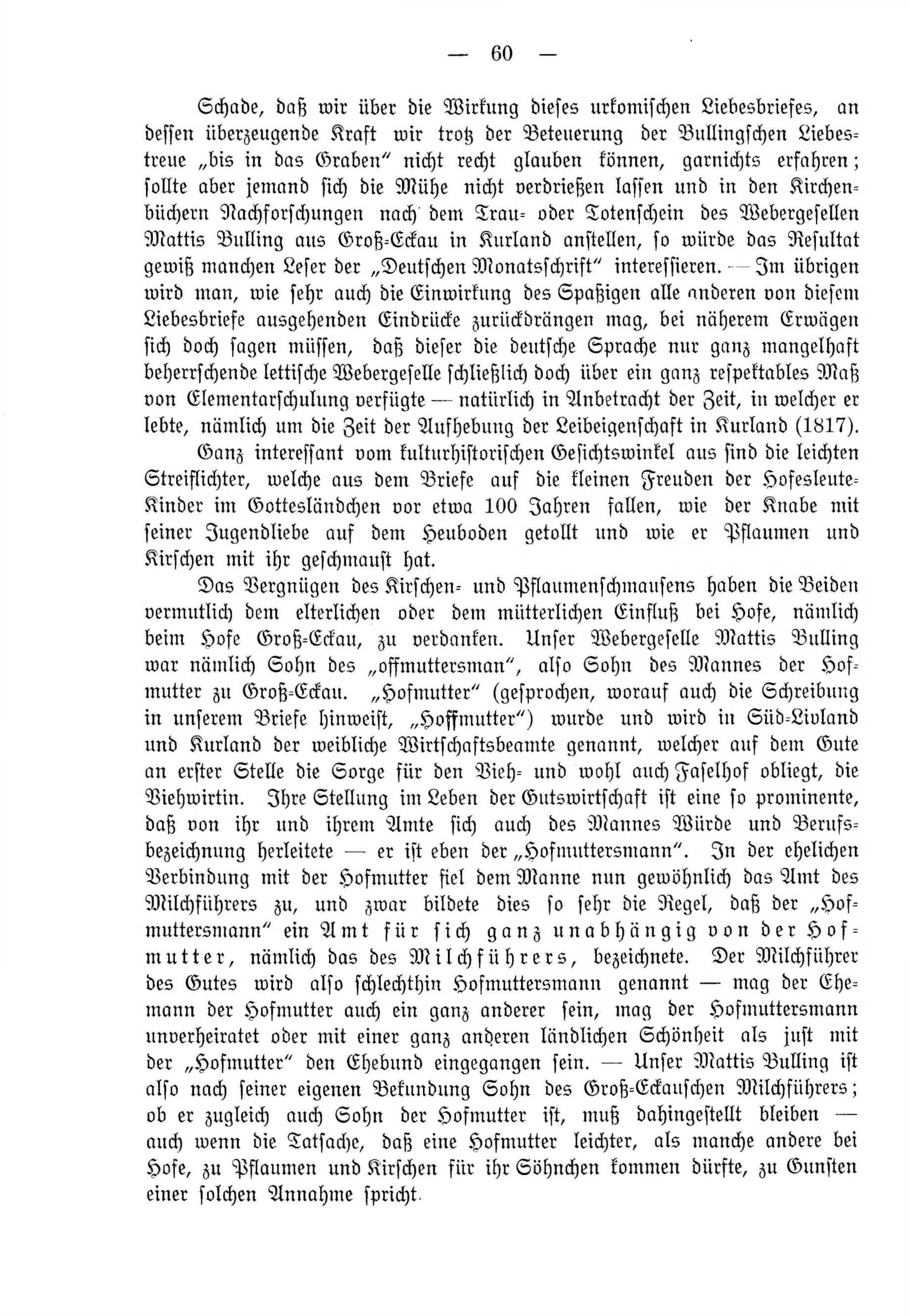 Humor aus vergilbten Blättern (1915) | 17. (60) Põhitekst