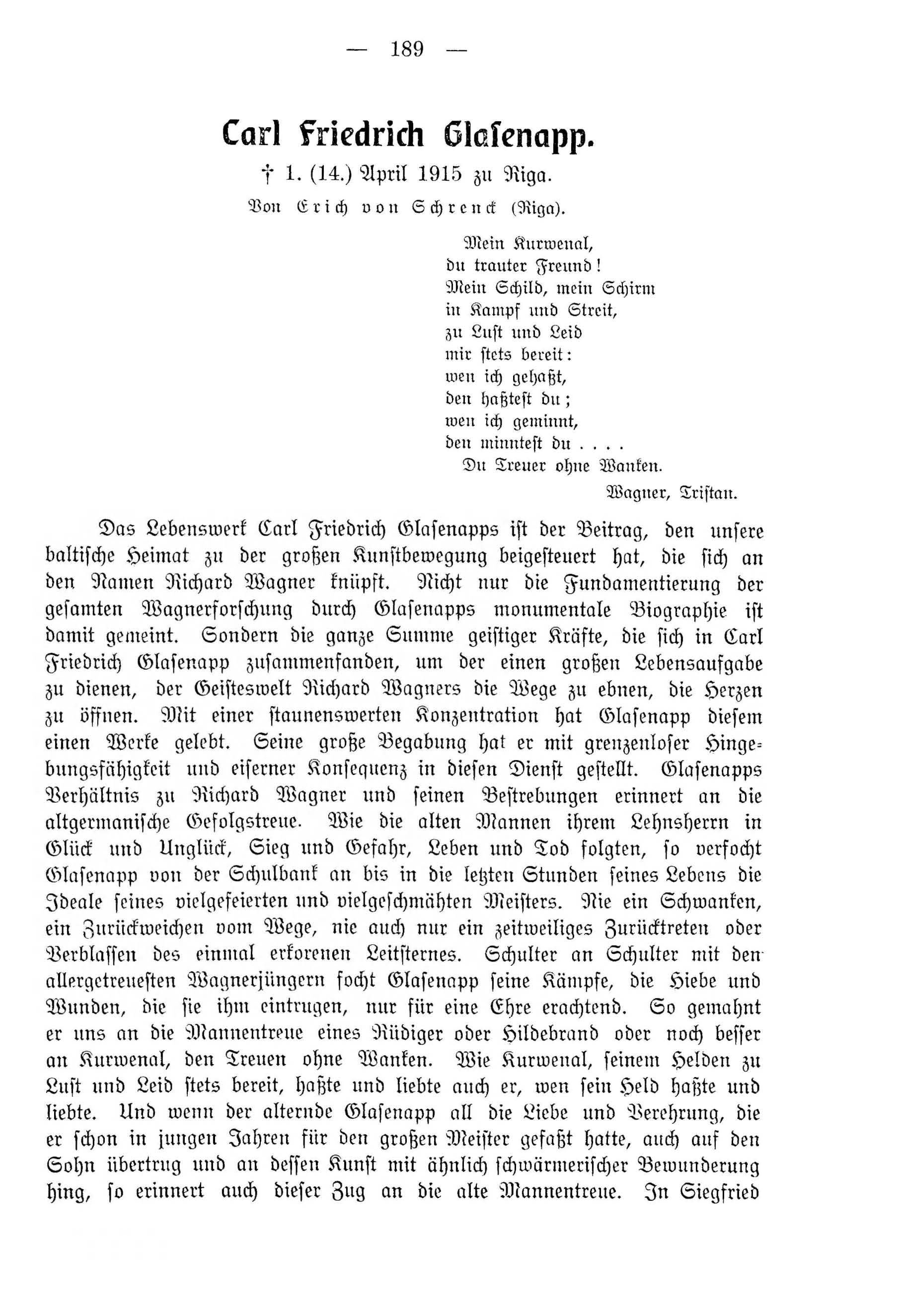 Deutsche Monatsschrift für Russland [4] (1915) | 189. (189) Основной текст