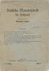 Deutsche Monatsschrift für Russland [3/01] (1914) | 1. Title page