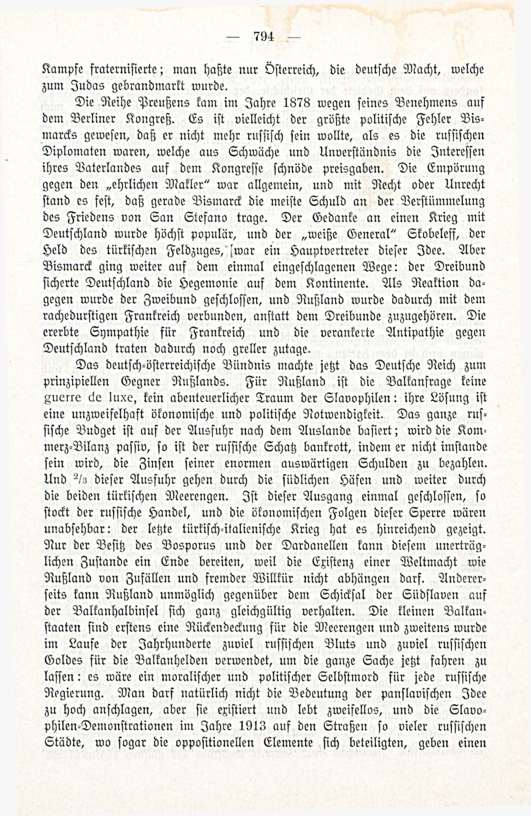 Deutsche Monatsschrift für Russland [3/12] (1914) | 10. (794) Main body of text