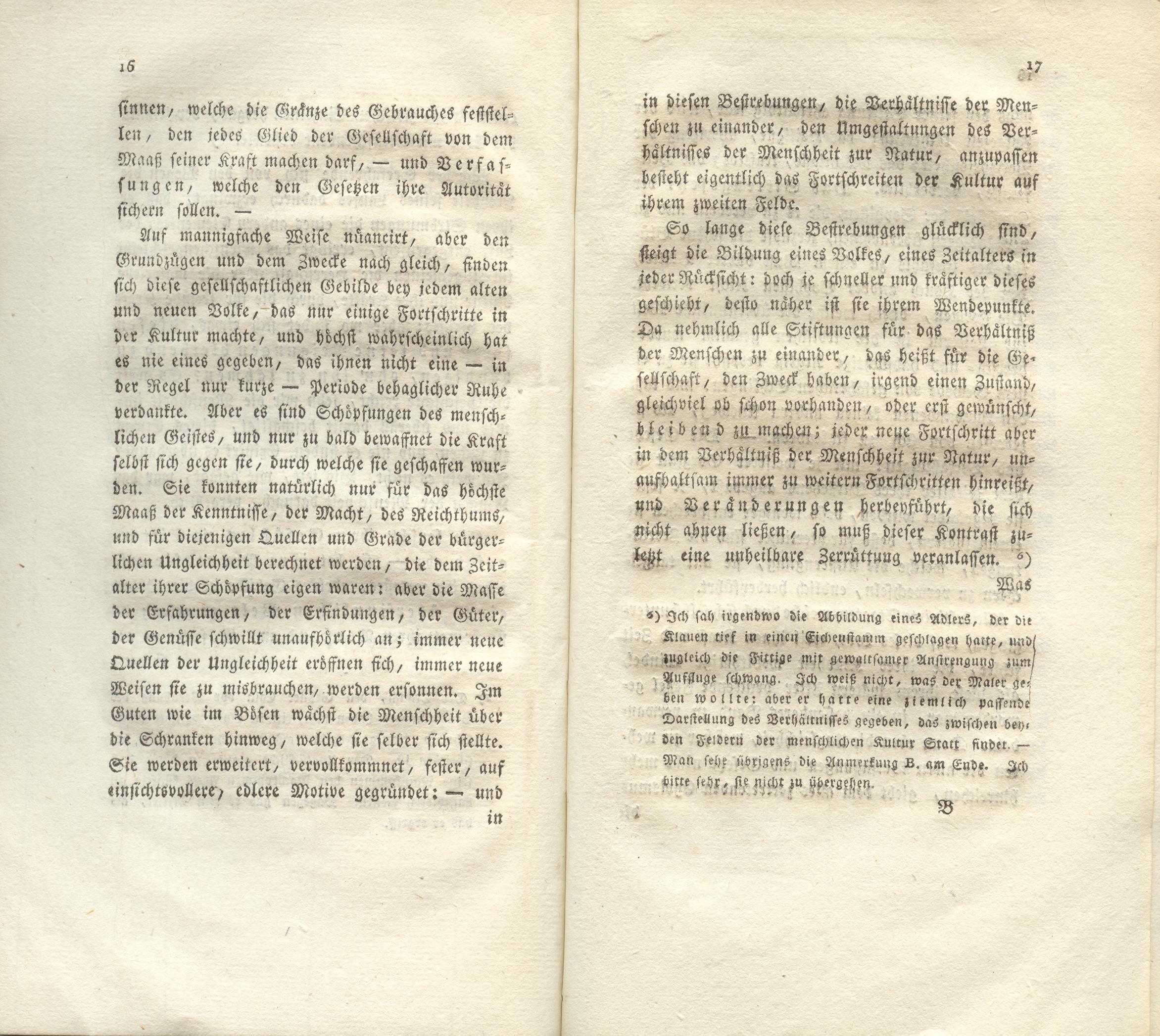 Ist das stete Fortschreiten der Menschheit ein Wahn? (1810) | 9. (16-17) Main body of text