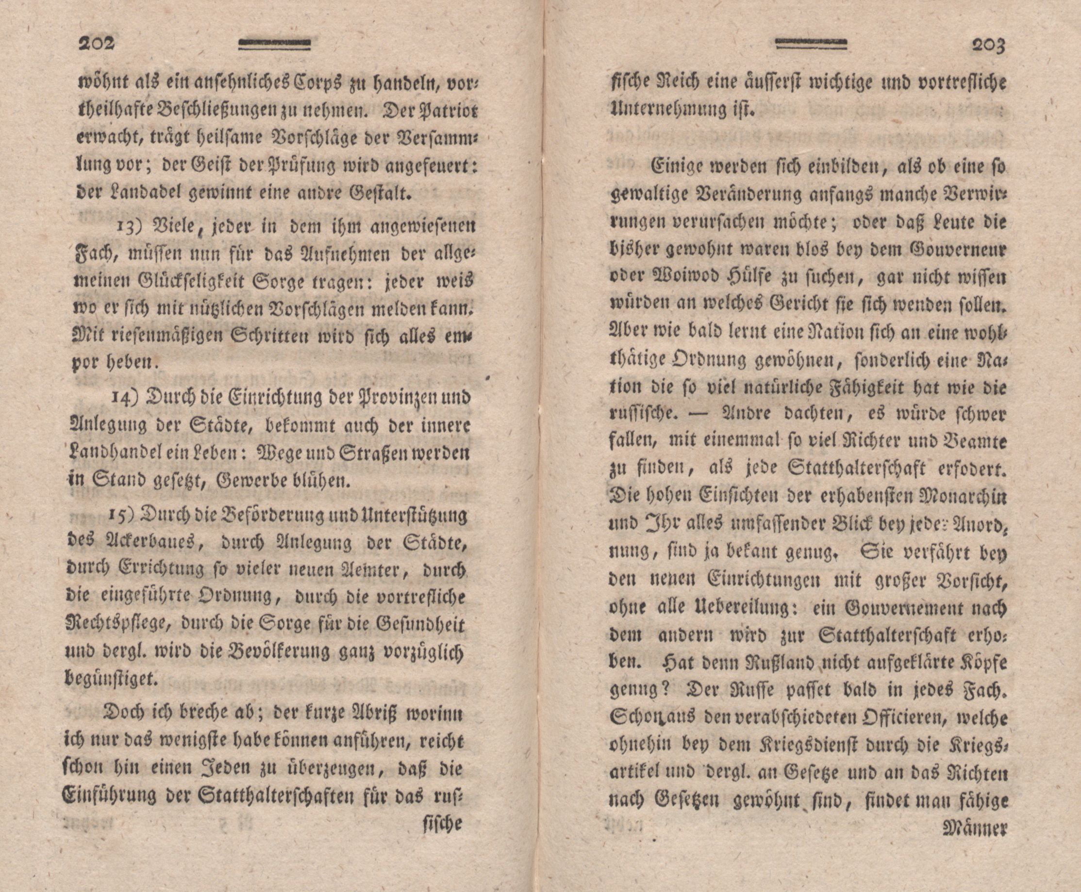 Nordische Miscellaneen [02] (1781) | 102. (202-203) Main body of text