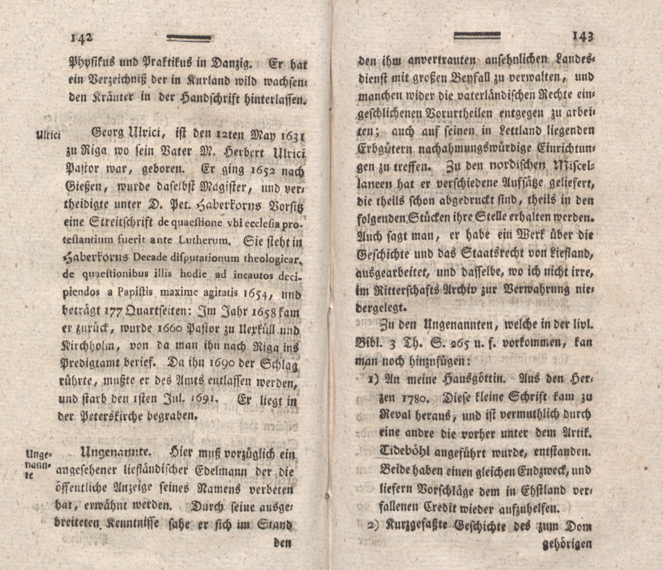 Nordische Miscellaneen [04] (1782) | 73. (142-143) Основной текст