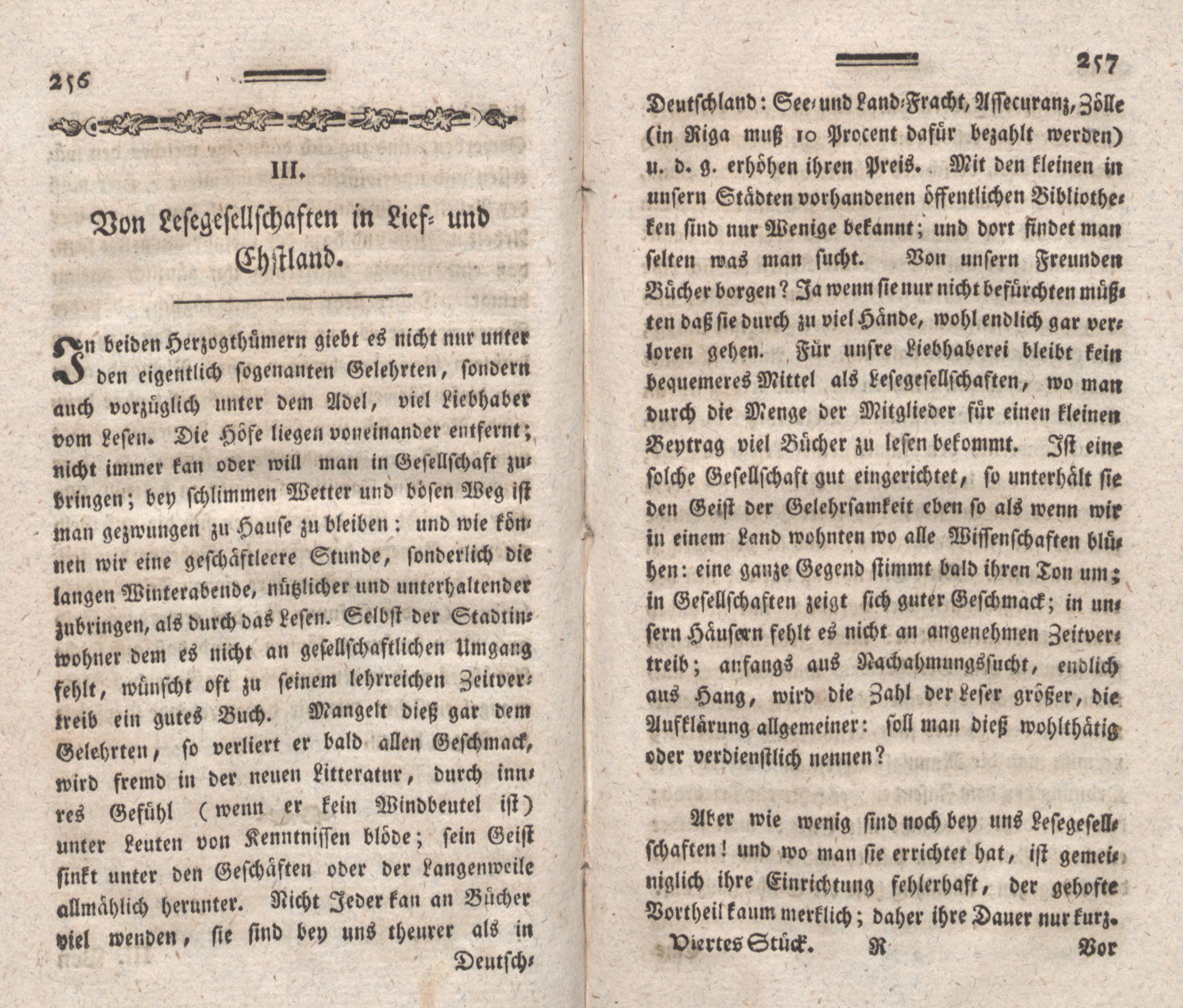 Nordische Miscellaneen [04] (1782) | 130. (256-257) Main body of text