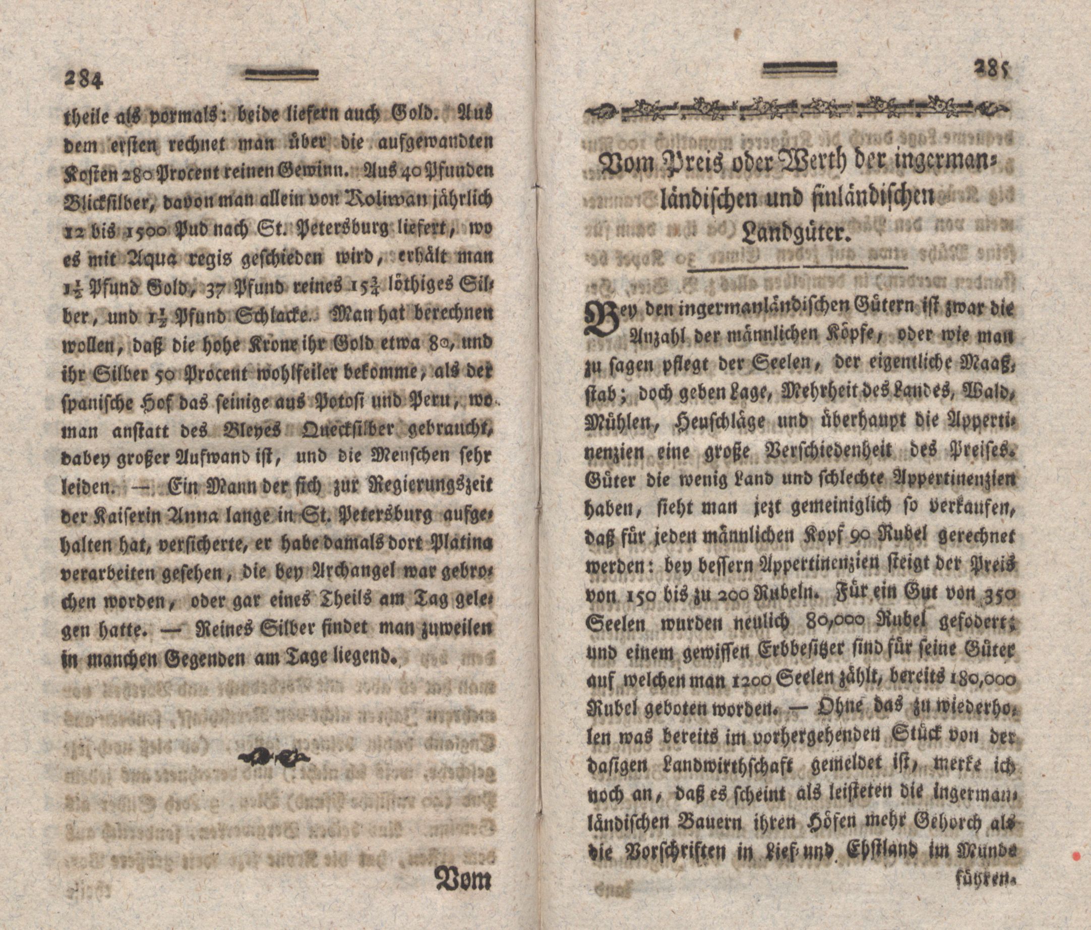 Nordische Miscellaneen [04] (1782) | 144. (284-285) Main body of text