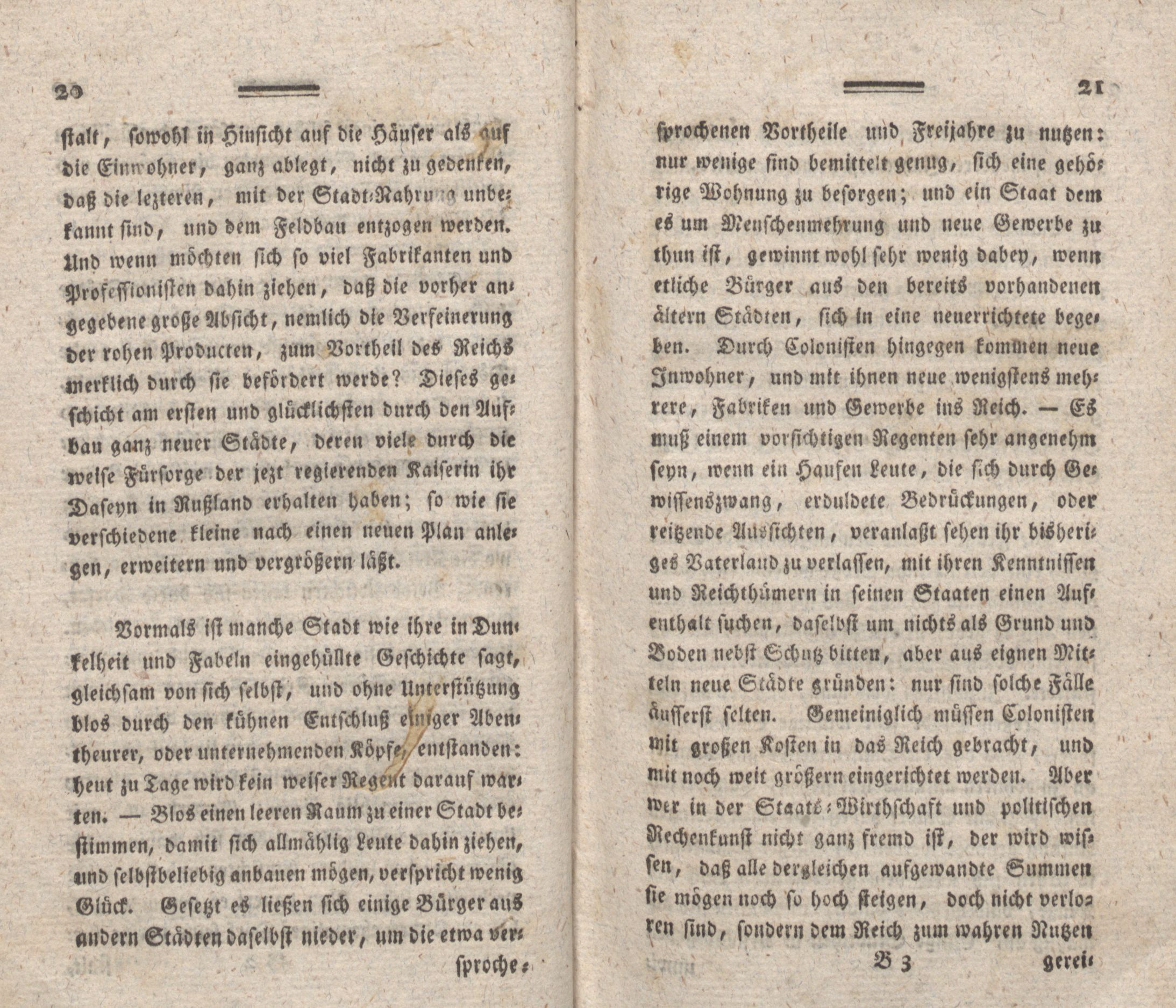 Nordische Miscellaneen [08] (1784) | 11. (20-21) Основной текст