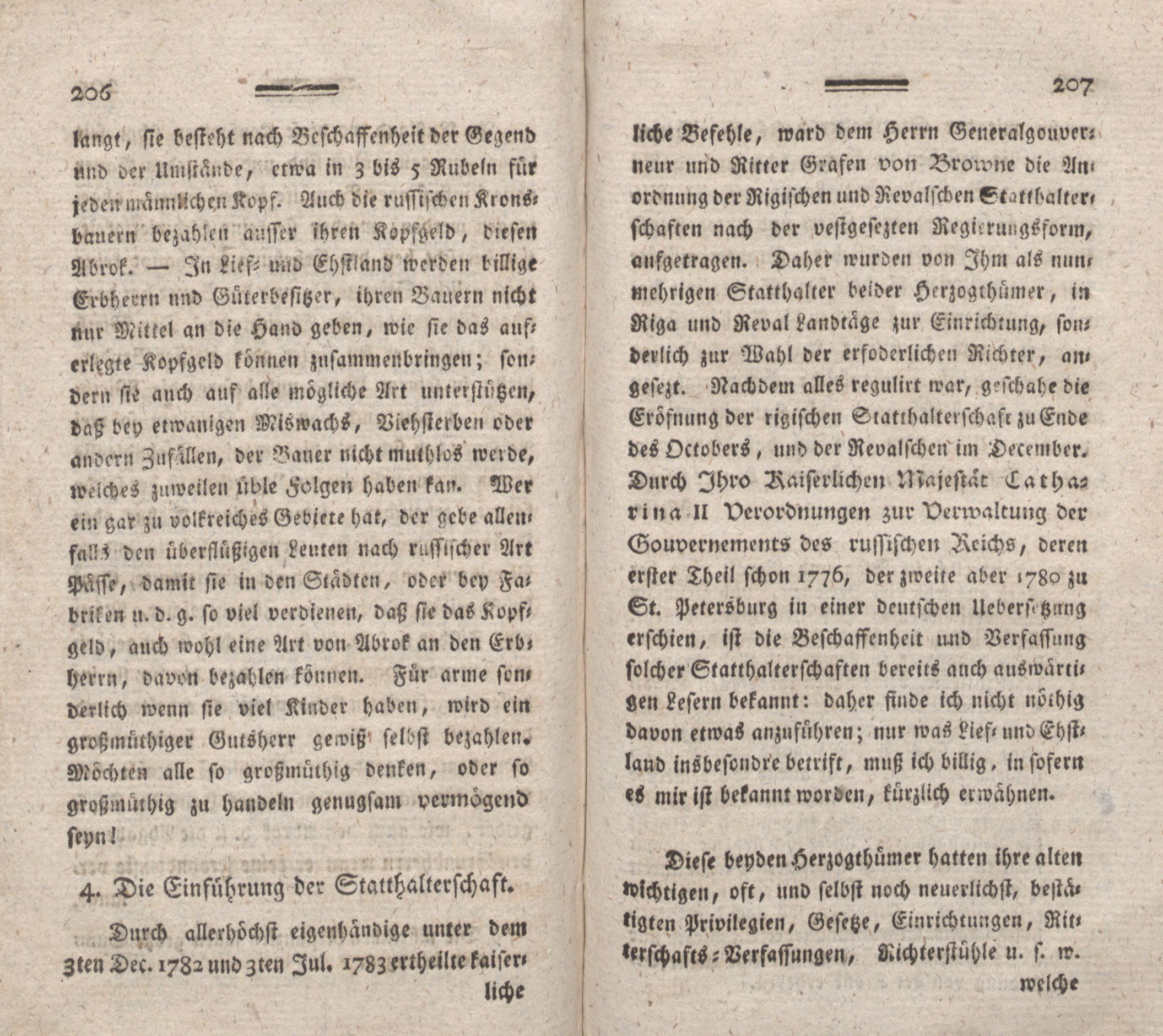 Nordische Miscellaneen [08] (1784) | 104. (206-207) Основной текст