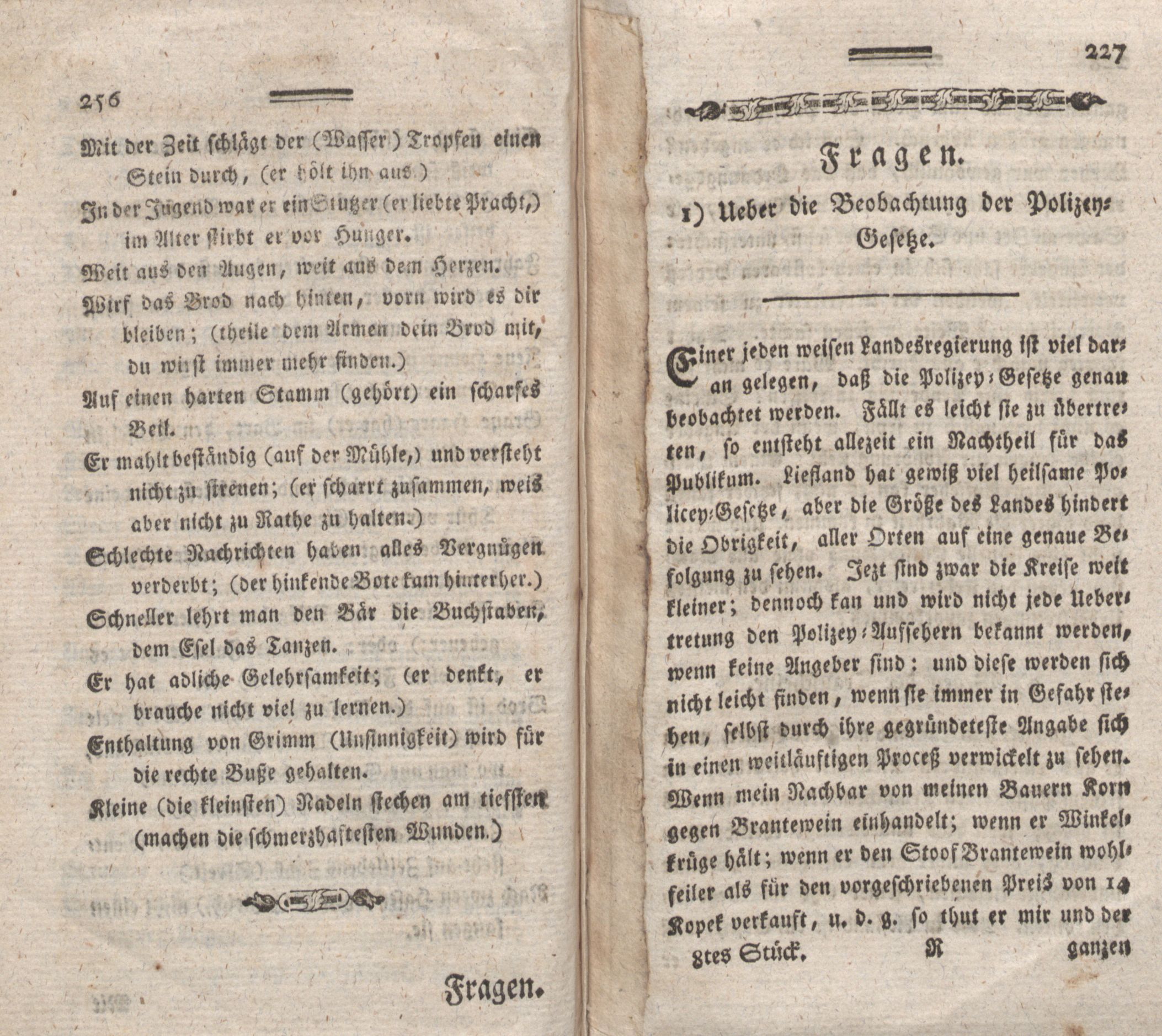 Nordische Miscellaneen [08] (1784) | 129. (256-257) Haupttext