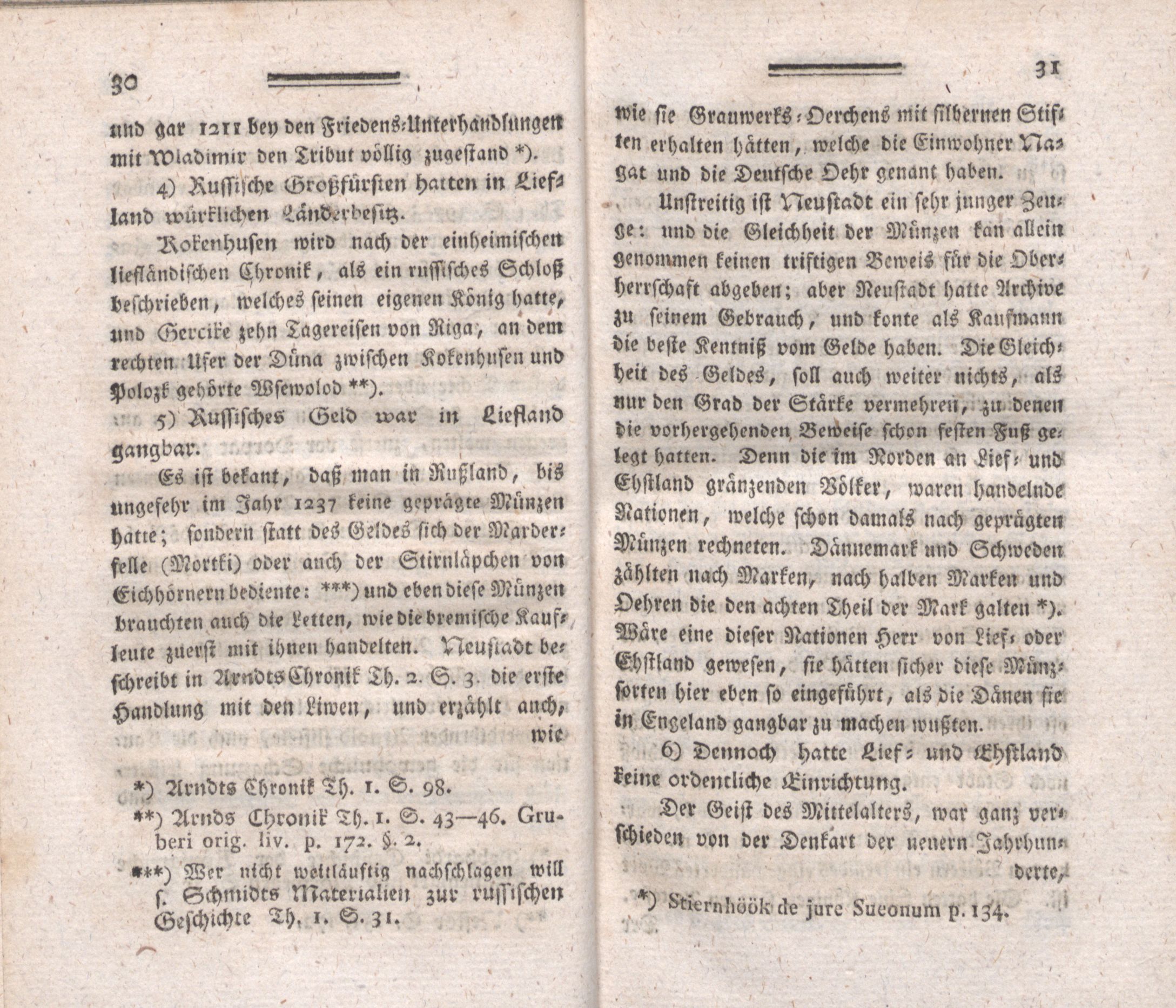 Geschichte von Lief- und Ehstland [1] (1793) | 12. (30-31) Põhitekst