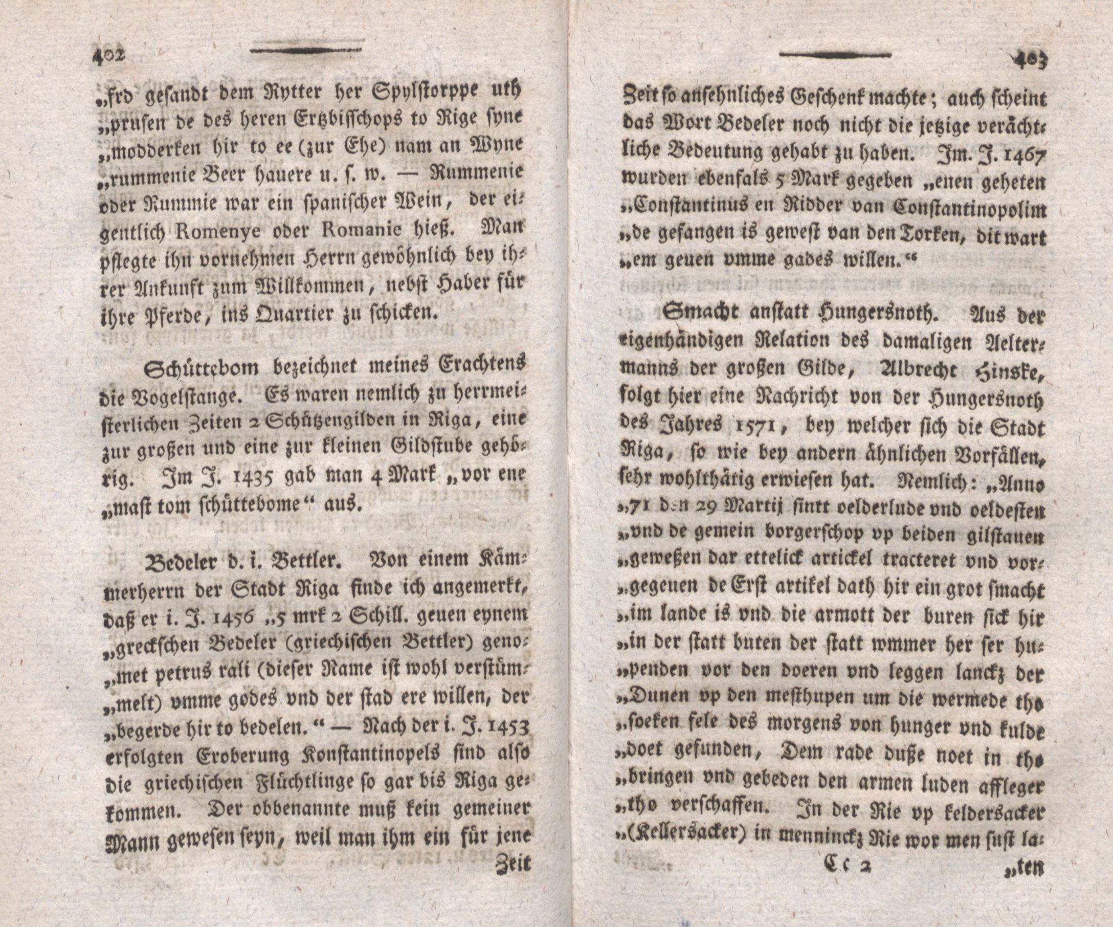 Neue nordische Miscellaneen [11-12] (1795) | 214. (402-403) Põhitekst