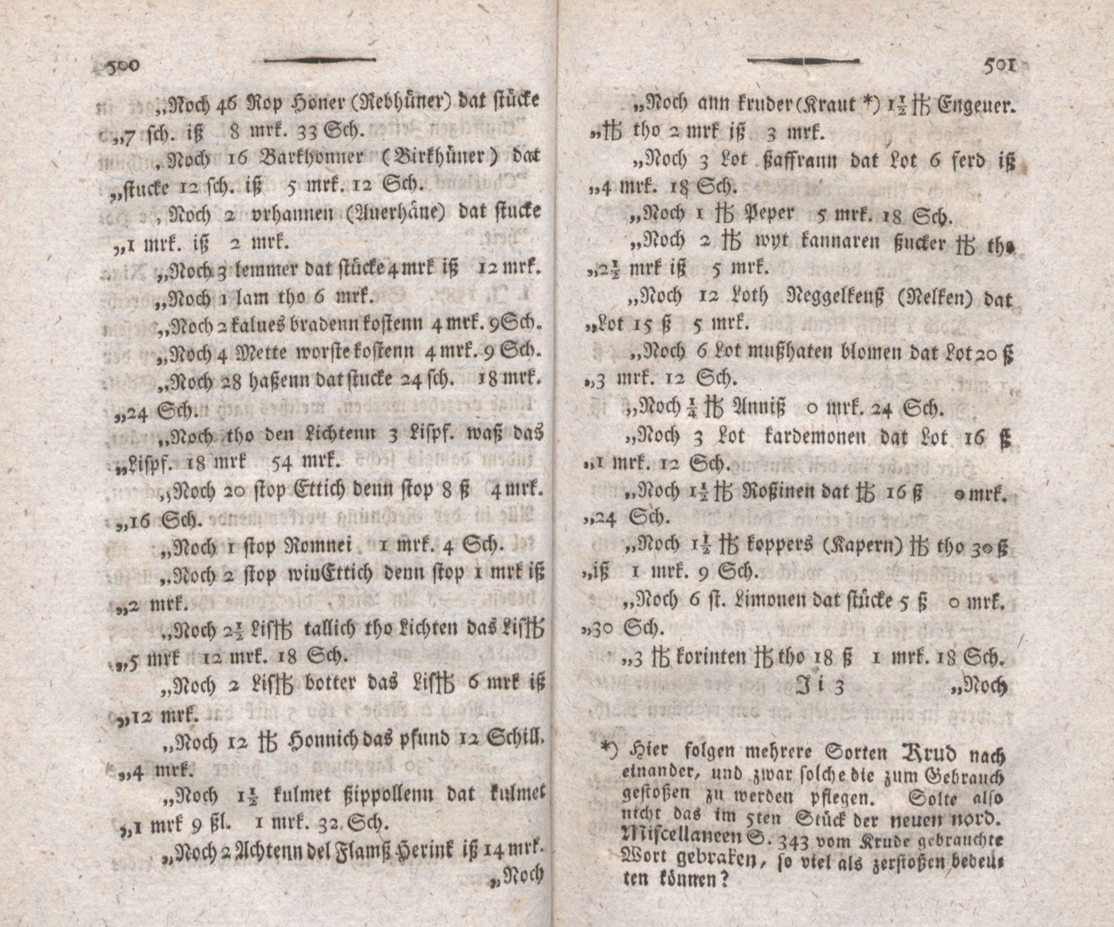 Neue nordische Miscellaneen [11-12] (1795) | 263. (500-501) Main body of text