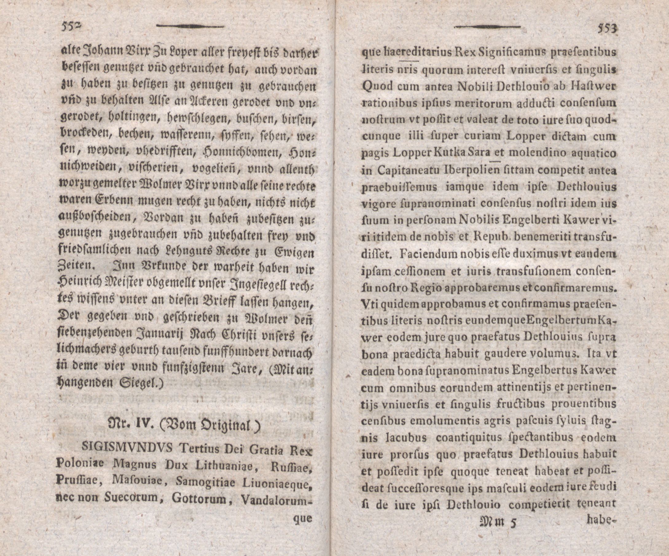 Neue nordische Miscellaneen [11-12] (1795) | 289. (552-553) Põhitekst