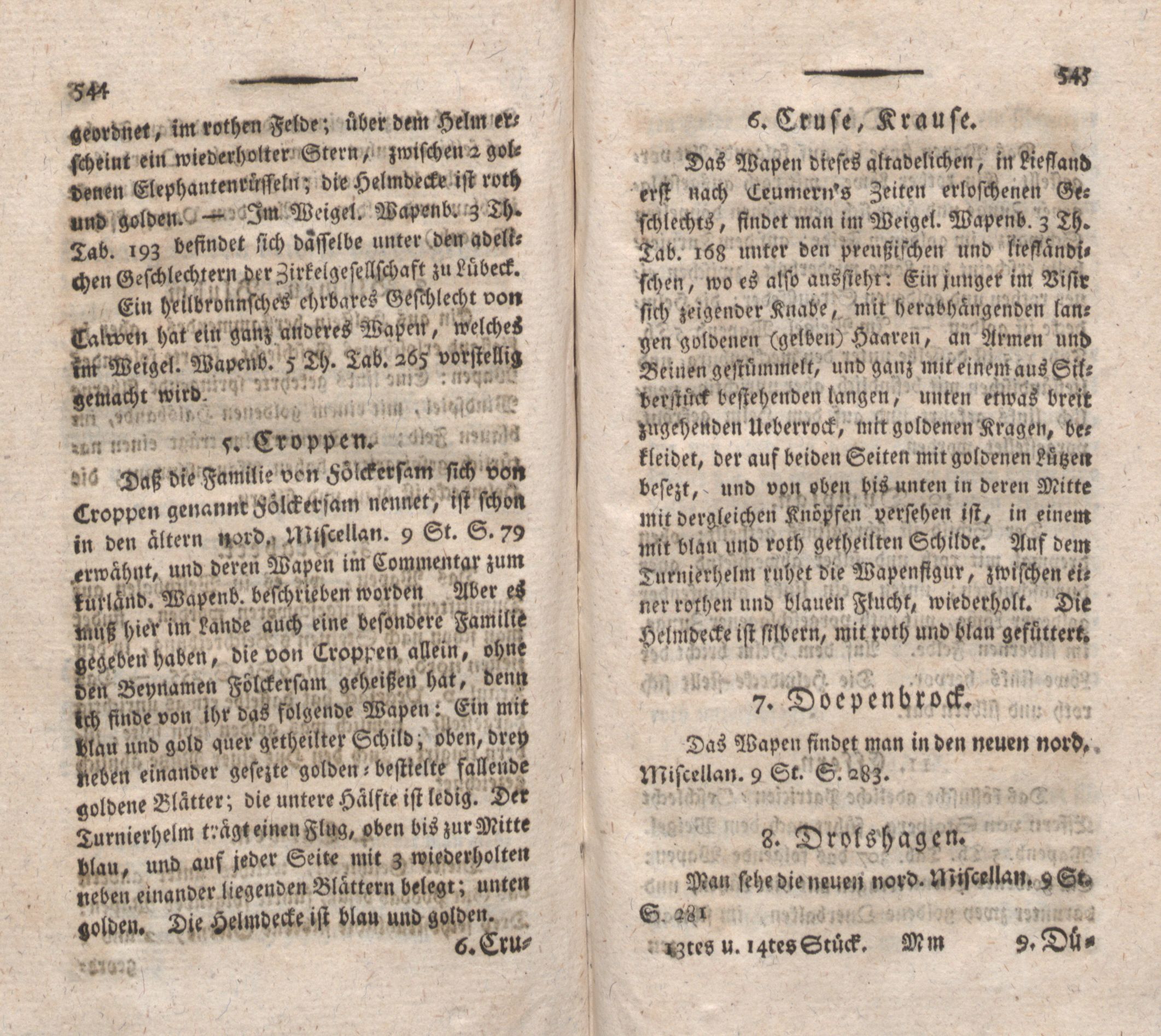 Neue nordische Miscellaneen [13-14] (1796) | 274. (544-545) Main body of text