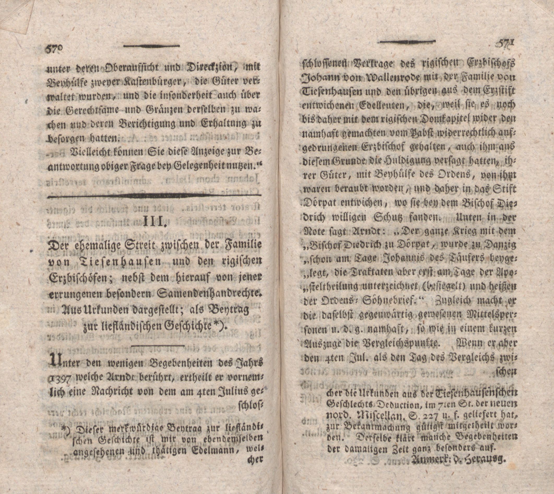 Kürzere Aufsätze (1796) | 5. (570-571) Основной текст