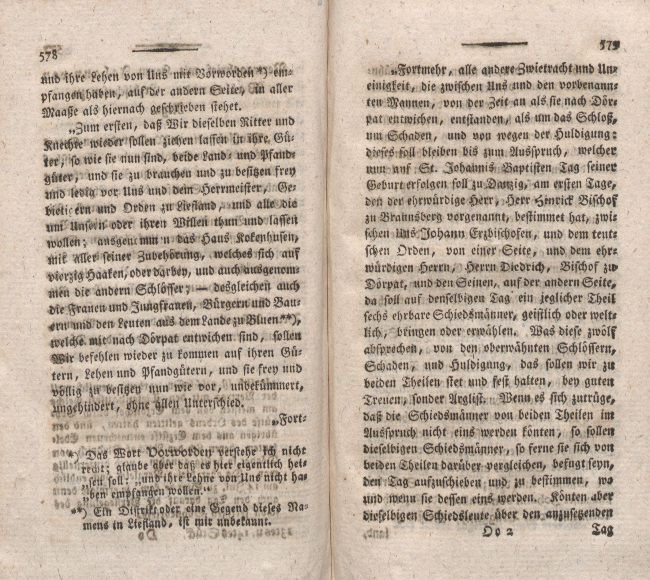 Kürzere Aufsätze (1796) | 10. (578-579) Основной текст