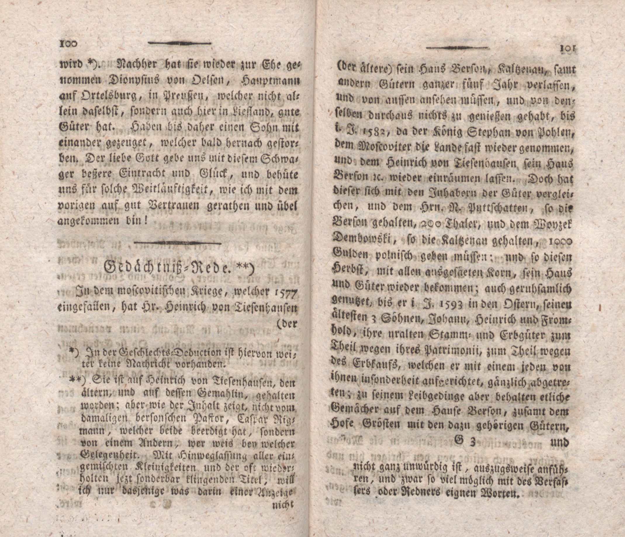 Neue nordische Miscellaneen [18] (1798) | 52. (100-101) Haupttext