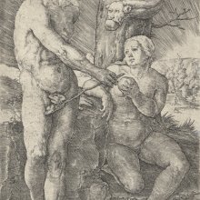 Lucas van Leyden. Pattulangemine / The Fall of Man. 1529. Vasegravüür / Copper engraving